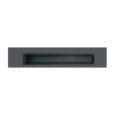 Barazza Canale attrezzato 1CI127N in acciaio inox nero opaco da 120 cm