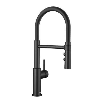 PRONTA CONSEGNA - Blanco | Miscelatore monocomando con doccetta estraibile CATRIS-S Flexo 1527731 finitura dark steel