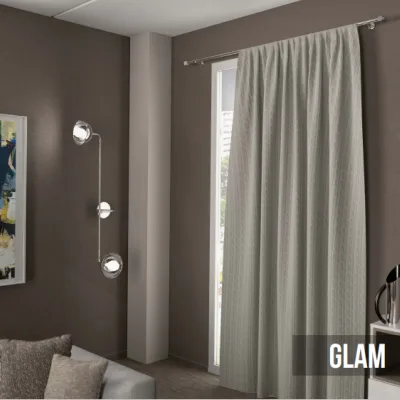 Bastone per tende Glam Acciaio