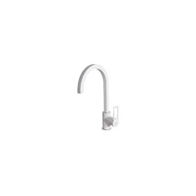 Elleci Miscelatore monocomando con canna girevole BRIDGE MGKBRI68 finitura G68 bianco