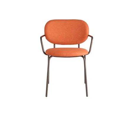 Scab Sedia Si-Si Bold art. 2518 con struttura in metallo e scocca in tessuto - Con braccioli - CON VOUCHER 15% NEL CARRELLO