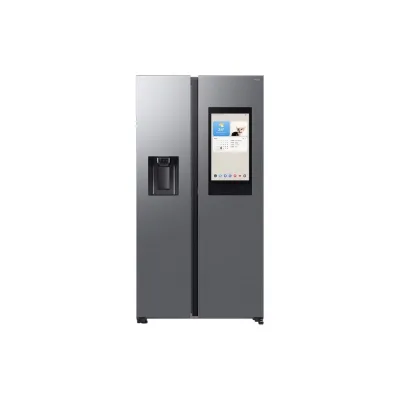 Samsung: Frigorifero side by side a libera installazione RS90F67BETEF finitura silver da 90 cm