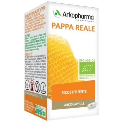 Arkocapsule Pappa Reale Bio Integratore Ricostituente 45 Capsule