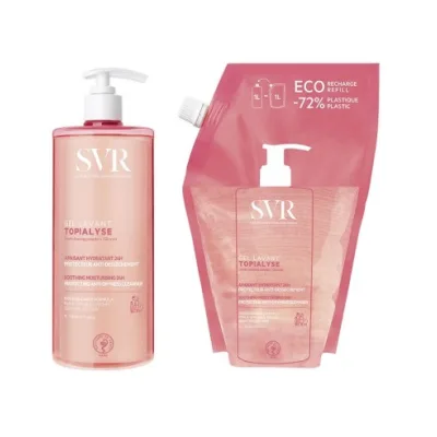 SVR TOPIALYSE BIPACK GEL LAVANTE 1L + REFILL 1L