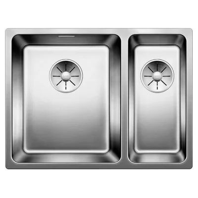 Blanco Lavello una vasca SX con vaschetta ANDANO 340/180-IF 1518323 in acciaio inox da 58.5x44 cm - Sopratop/Filotop