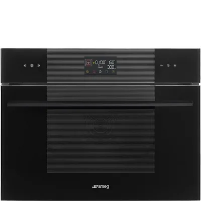 Smeg S Forno compatto combinato microonde Galileo SO4102M1B3 finitura Deep Black da 60 cm - IN PROMOZIONE FINO AL 6/07