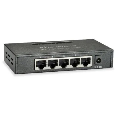 LEVELONE GEU-0523 - SWITCH 5-PORTE GIGABIT Metallo GEU-0523