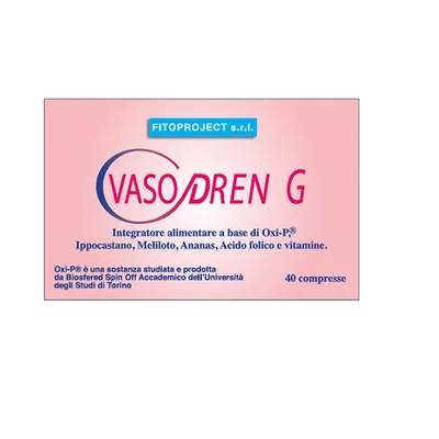 Vasodren G Integratore Microcircolo 40 Compresse 500 mg