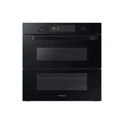 Samsung: Forno multifunzione Dual Cook NV75A6649RK finitura vetro nero da 56 cm