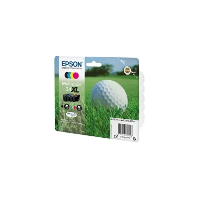 MULTIPACK 4PZ CARTUCCIA ORIGINALE EPSON 34XL C13T34764010 Workforce Pro WF-3700 CYMK