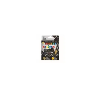 Carioca CF8 PASTELLI A CERA JUMBO METALLIC 43163