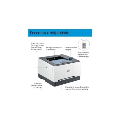 STAMPANTE LASER COLORE HP COLOR LASERJET 8D7L0A LaserJet Pro 3202dn 25 ppm DUPLEX