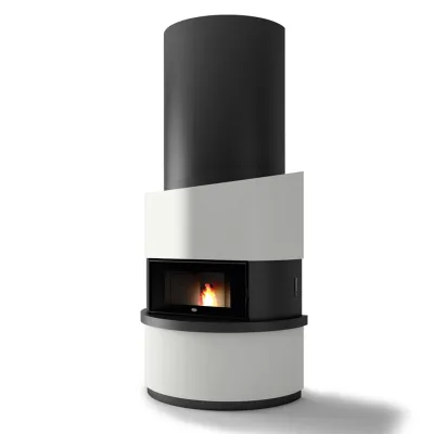 Eva Calòr Stufa a pellet MICHELANGELO 901656900 finitura bianco