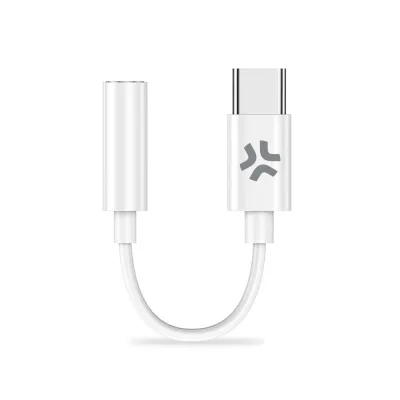 CELLY USB-C TO JACK 3.5MM ADAPTER WHITE USBCJACKADAPT