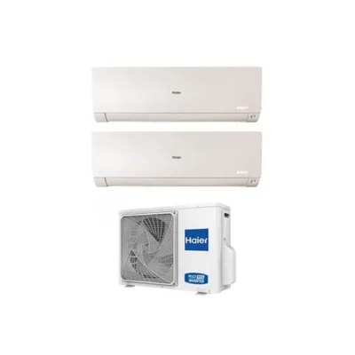 Climatizzatore Condizionatore HAIER Dual Split 9+15 Serie FLEXIS PLUS WHITE Inverter Con 2U50S2SM1FA R-32 WI-FI INTEGRATO 9000+15000 A++/A+