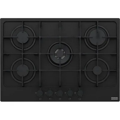 Franke: Piano cottura a gas Maris 750 FHMA 755 4G DC MB C 106.0670.113 finitura black matt da 73 cm