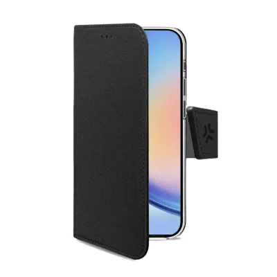 CELLY WALLY CASE GALAXY A35 5G/EE BLACK WALLY1063