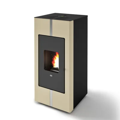 Eva Calòr Termostufa a pellet TOSCA 24 901637800 finitura avorio