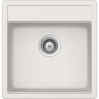 Schock Lavello una vasca NEMO N100S NEMN100S16 finitura new alumina da 49x51 cm