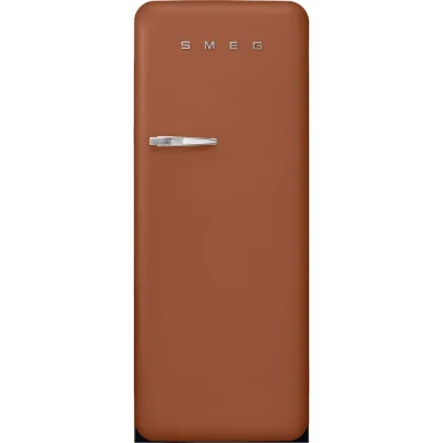 Smeg Frigorifero monoporta con cerniere a destra a libera installazione FAB28RACM6 finitura amber clay da 60 cm