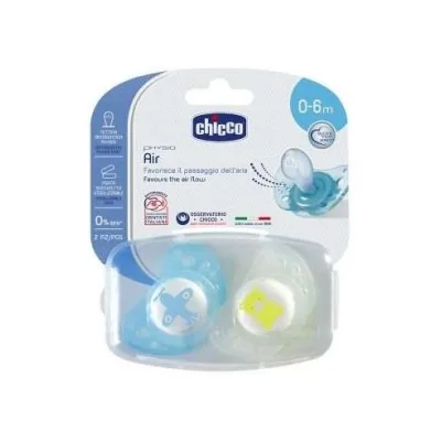 CHICCO SUCCHIETTO AIR BOY SILICONE 0-6 2PZ