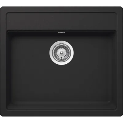 Schock Lavello una vasca NEMO N100 NEMN100051 finitura antracite da 57x51 cm