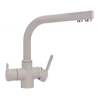 Schock Miscelatore 3 vie a doppio comando AQUAPURA ALTO LINEA SXPURL58 finitura avena