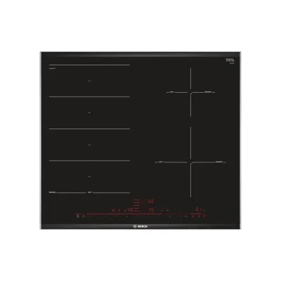 PRONTA CONSEGNA - Bosch Piano cottura a induzione PXE675DC1E in vetroceramica nero da 60 cm - Serie 8