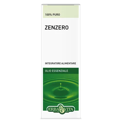 Erba Vita Olio Essenziale Zenzero Integratore Digestivo 10 ml