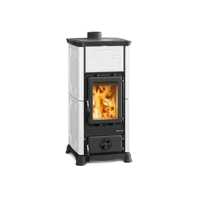La Nordica Stufa a legna EMILIANA.165 3009221 finitura bianco infinity