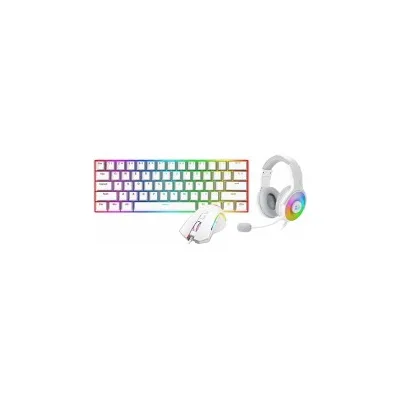 PACK GAMING REDRAGON Dragonborn K630W Tastiera meccanica USB Mouse USB Griffin M607W