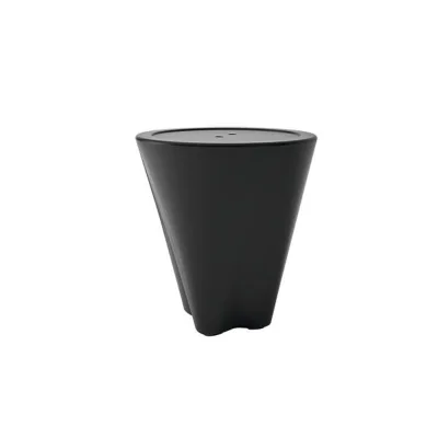 Eva Calòr Vaso fiore portapellet 2910107700 finitura nero