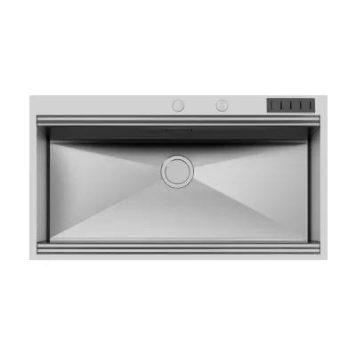 Foster Lavello una vasca 1018 055 finitura acciaio inox da 102.4x56 cm - IN PROMOZIONE FINO AL 30/06