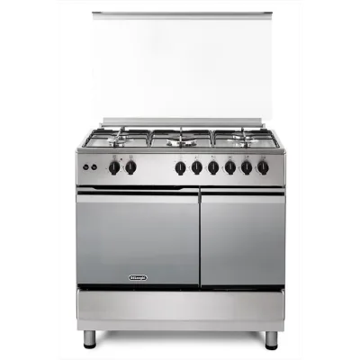 De Longhi Cucina a libera installazione DL965FGXB a 5 fuochi e forno elettrico in acciaio inox da 90 cm