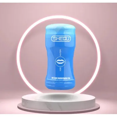 Masturbatore shequ mouth sex hot cool masturbation cup bocca morbido