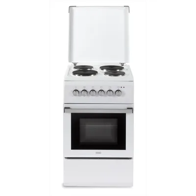 De Longhi Cucina a libera installazione DL554EWP2 a 4 piastre e forno elettrico finitura bianco da 50 cm