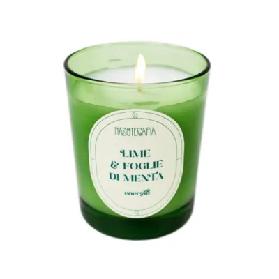 NASOTERAPIA CANDELA LIME E FOGLIE DI MENTA 180G