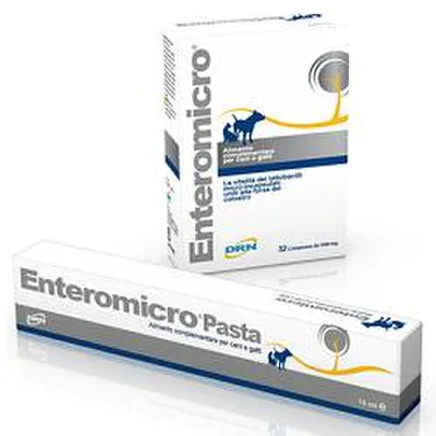 Drn Enteromicro Pasta Integratore Simbiotico Cani e Gatti Siringa 15 ml