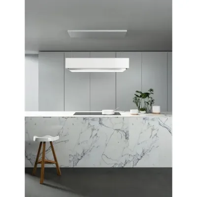 Falmec Cappa a isola Levante finitura vetro bianco da 120 cm - 600 m3/h - IN PROMOZIONE CON VOUCHER FINO AL 6/07