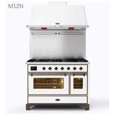 Ilve Cucina M12N Majestic MI127NE3 doppio forno e piano cottura induzione da 121.6 cm - IN PROMOZIONE FINO AL 6/07