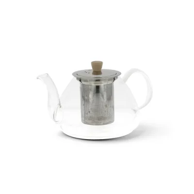 NEAVITA TEIERA VETRO CON FILTRO ACCIAIO 900ML