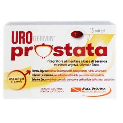 Urogermin Prostata Integratore Benessere Urinario 15 Capsule Softgel