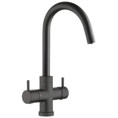 Schock Miscelatore 4 vie a doppio comando AQUAPURA 4 VIE SXPUR4BK finitura nero