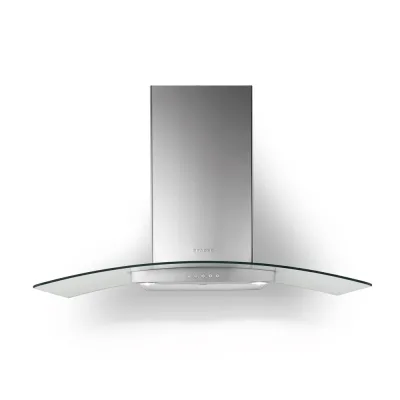 Faber Cappa a parete RAY SRM LED X/V NS A90 325.0617.051 finitura acciaio inox e vetro da 90 cm