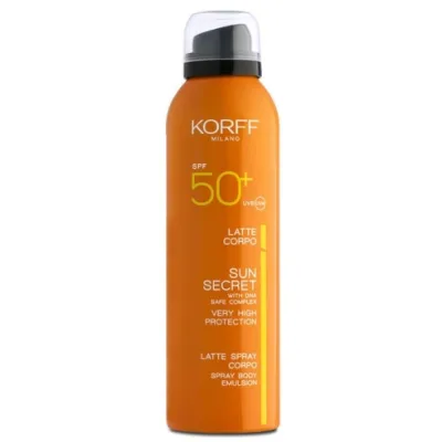 KORFF SUN LATTE SPRAY CORPO SPF50+ 200ML