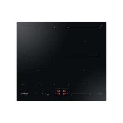 Samsung: Piano cottura a induzione NZ64B5066FK in vetroceramica nero da 60 cm