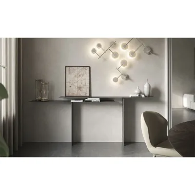 Cattelan Consolle Tee con struttura e piano in acciaio verniciato