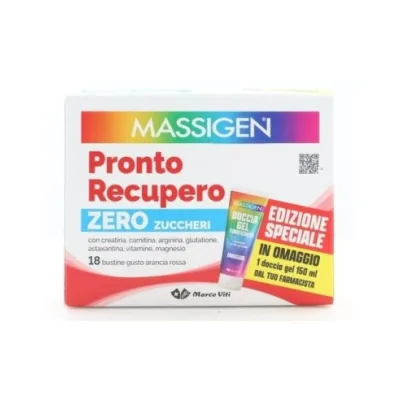 MASSIGEN PRONTO RECUPERO SENZA ZUCCHERO 18 BUSTE