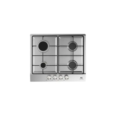 Master Kitchen Piano cottura a gas MKHG 60401-PR E XS finitura acciaio inox da 60 cm