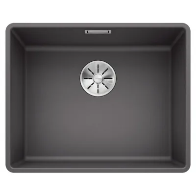 PRONTA CONSEGNA - Blanco | Lavello una vasca SUBLINE 500-F 1519809 finitura grigio roccia da 52.7x42.7 cm - Filotop